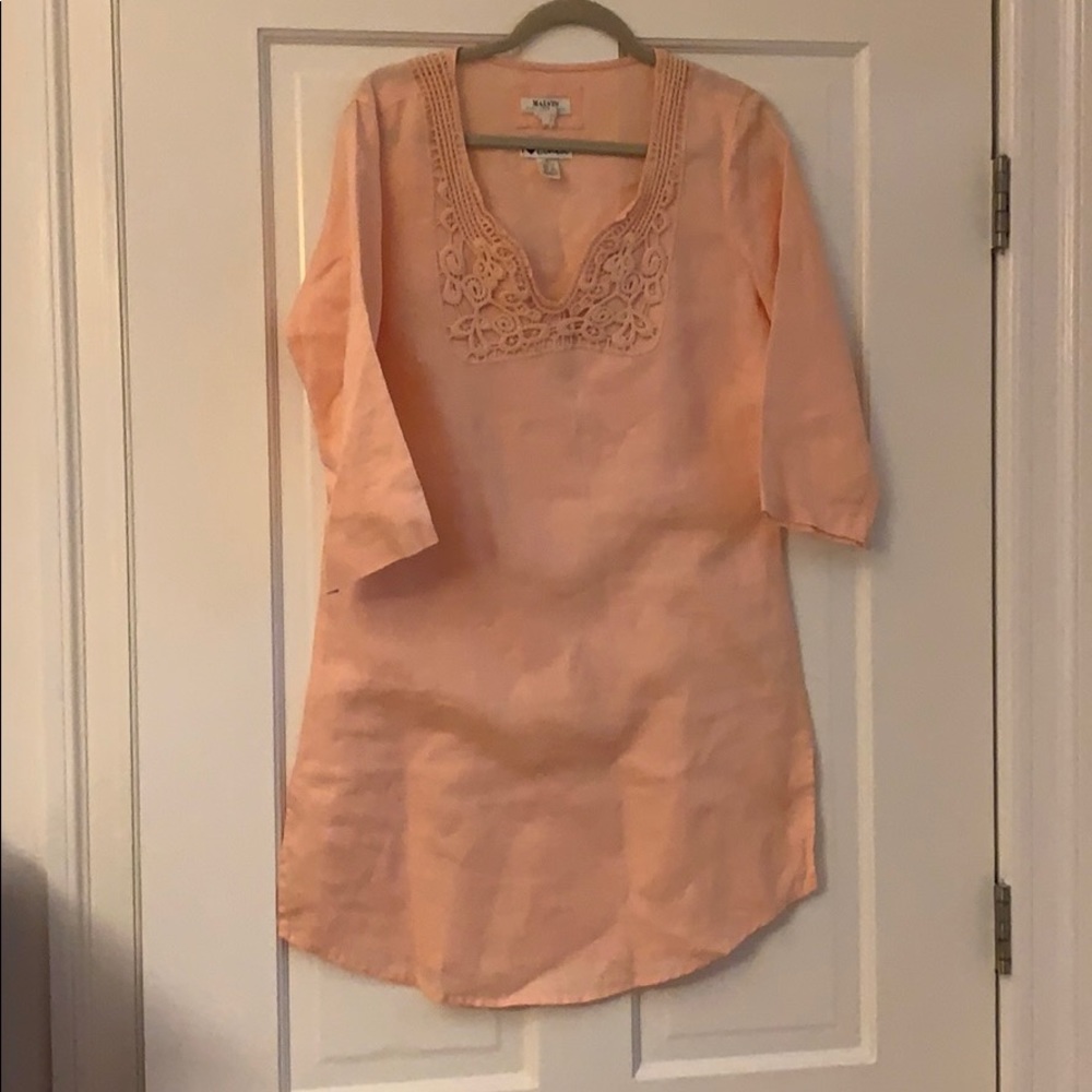 100% linen dress